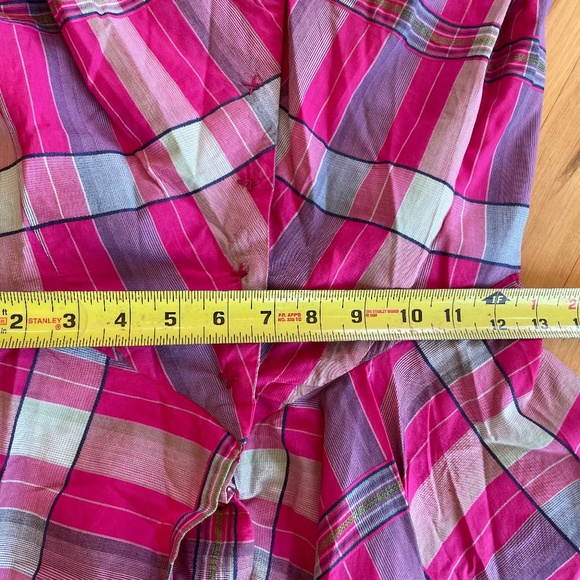 Vivienne Westwood Pink Plaid Corset Style Asymmetric Dress Size IT40, UK8 RARE - Picture 13 of 16
